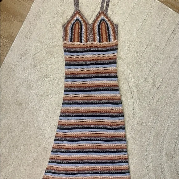 NWT Sam Edelman Crochet Alanis Dress Sz L Large - Picture 5 of 10